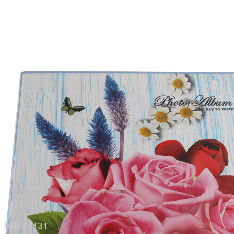 Latest products 100pcs flower cover photo album picture book for family
