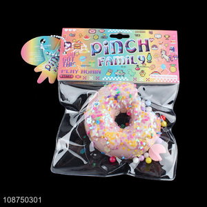 New arrival soft slow rising anti-stress donut squeeze toy