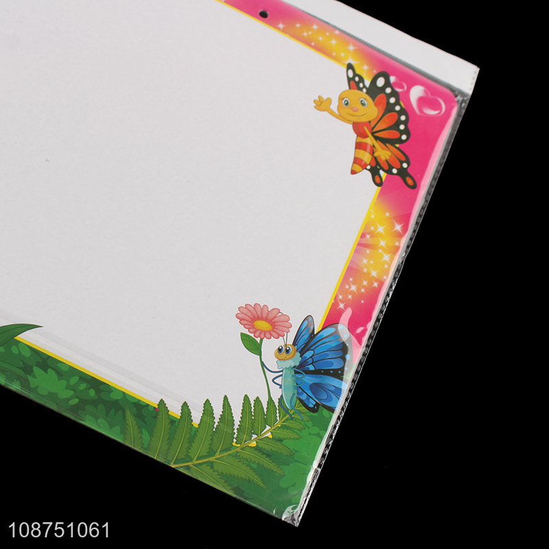 Wholesale cartoon drawing board dry erase doodle board for kids