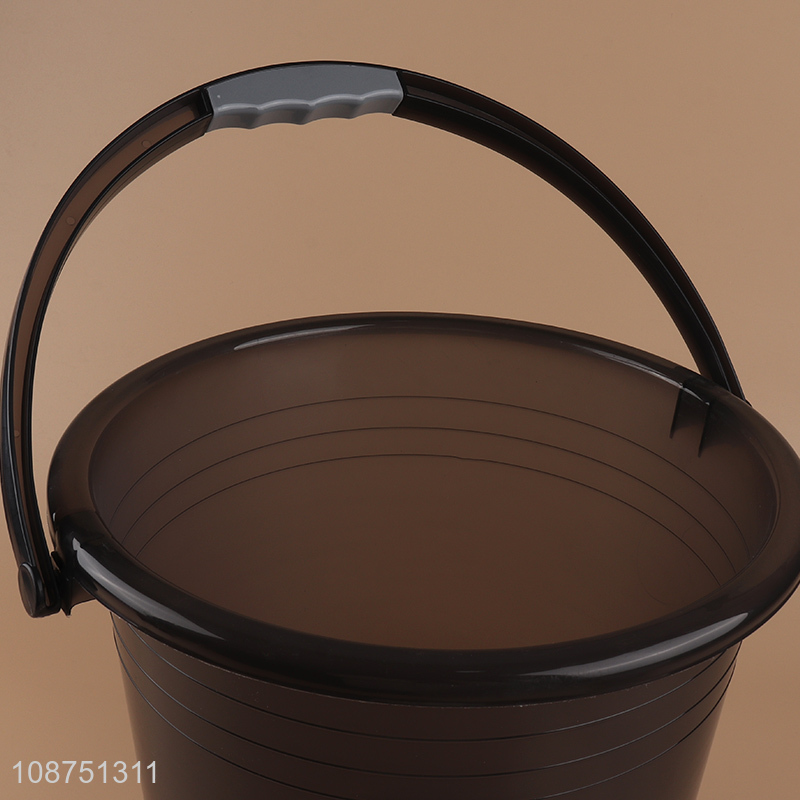 Latest products plastic non-slip handle water container water bucket