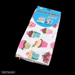 New product soft super absorbent microfiber kitchen cleaning cloths dish towel