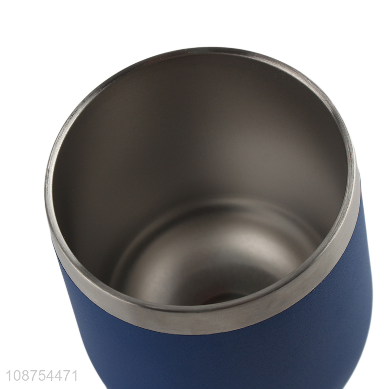 High quality egg shape stainless steel tumbler double walled insulated cup
