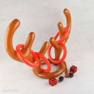 Yiwu market inflatable antler ring toss game for party