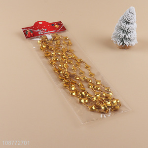 Best selling golden christmas decoration bead chain