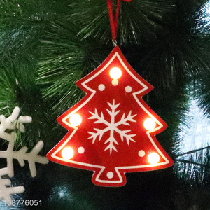 New arrival xmas tree shaped christmas hanging ornaments