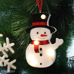 Hot selling snowman christmas hanging ornaments