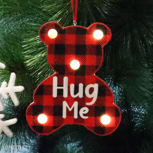 Online wholesale bear shaped christmas hanging ornaments