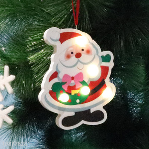Best quality christmas hanging ornaments with light