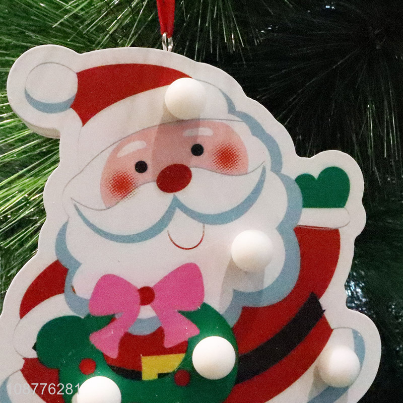 Best quality christmas hanging ornaments with light