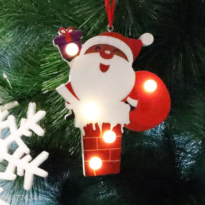 Hot selling christmas hanging ornaments with light