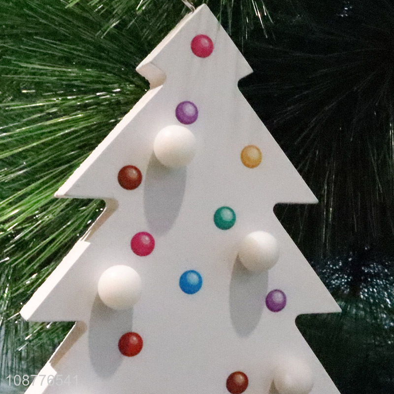 Best selling xmas tree shaped christmas hanging ornaments