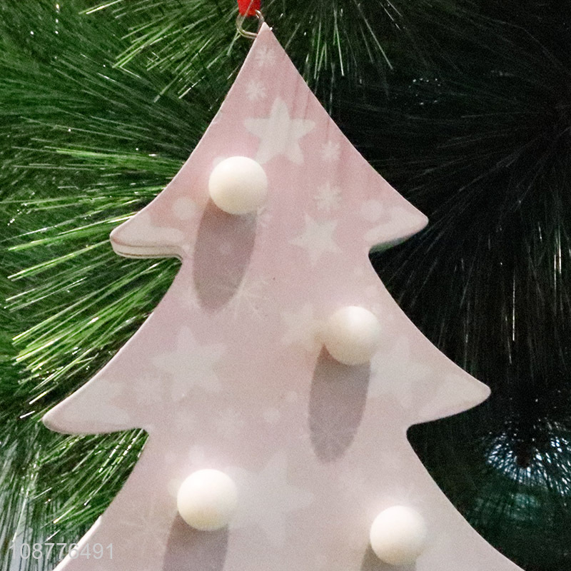 Low price xmas tree shaped christmas hanging ornaments