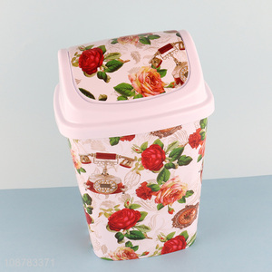 China supplier plastic home waste bin with lid