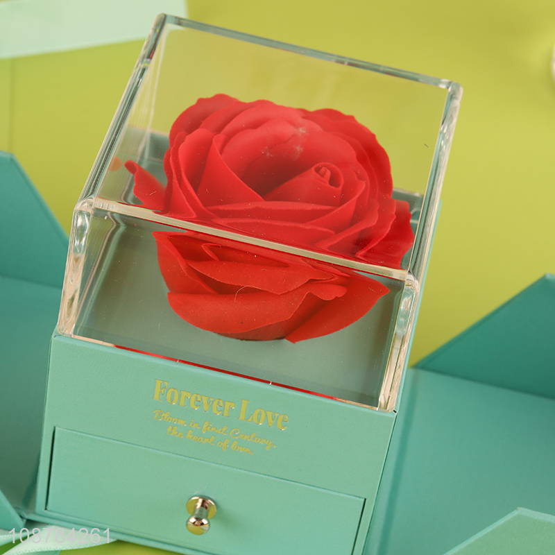 Yiwu market flower jewelry box gifts packaging box