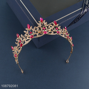 Top selling elegant princess crystal crown
