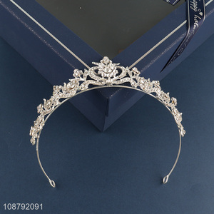 Top quality party wedding women crystal crown