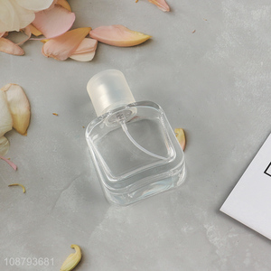 China products transparent glass perfume bottle