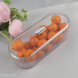 Good selling transparent food storage box with lid