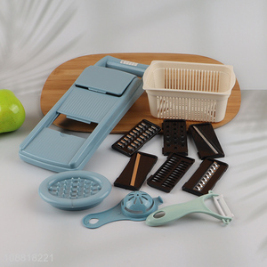 High quality multifunctional vegetable chopper cutter and peeler set