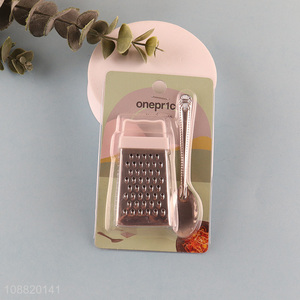 Online wholesale stainless steel spoon and box grater set