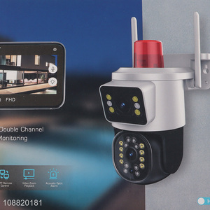 Hot selling outdoor waterproof  WiFi camera with alarm apparatus