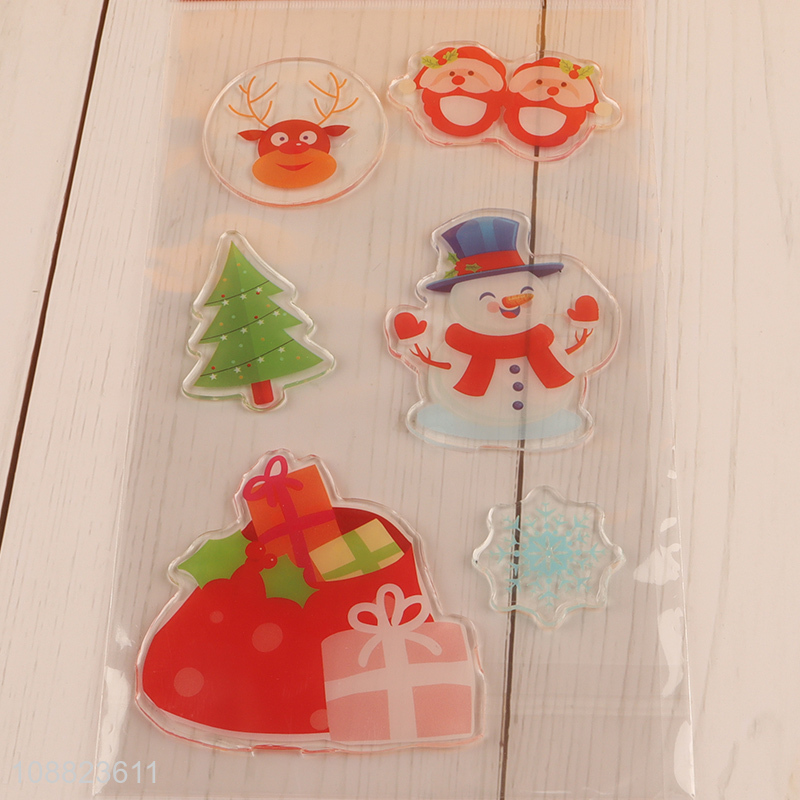 Yiwu Market Christmas Window Stickers Clings for Home Decor