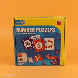 Good Quality Number Puzzles Learn Numbers by Matching with Animals
