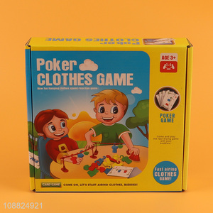 New Product Pocker Clothes Game Intelligence Game for Kids