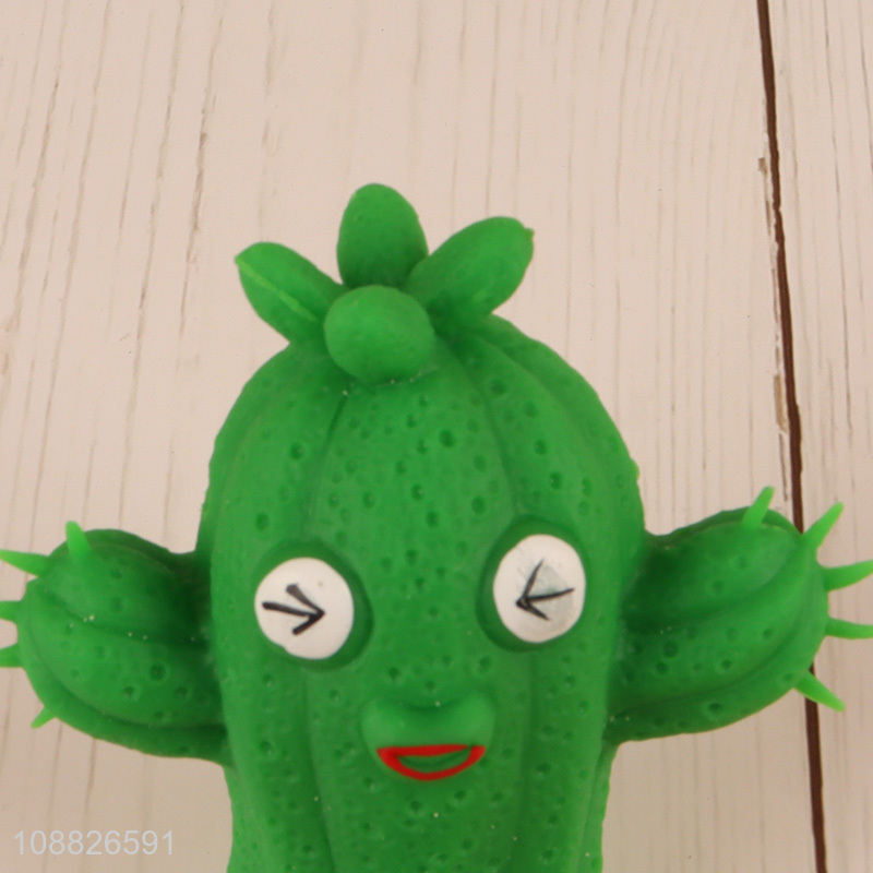 New product shapable cactus squishy squeeze toys stress relief toy