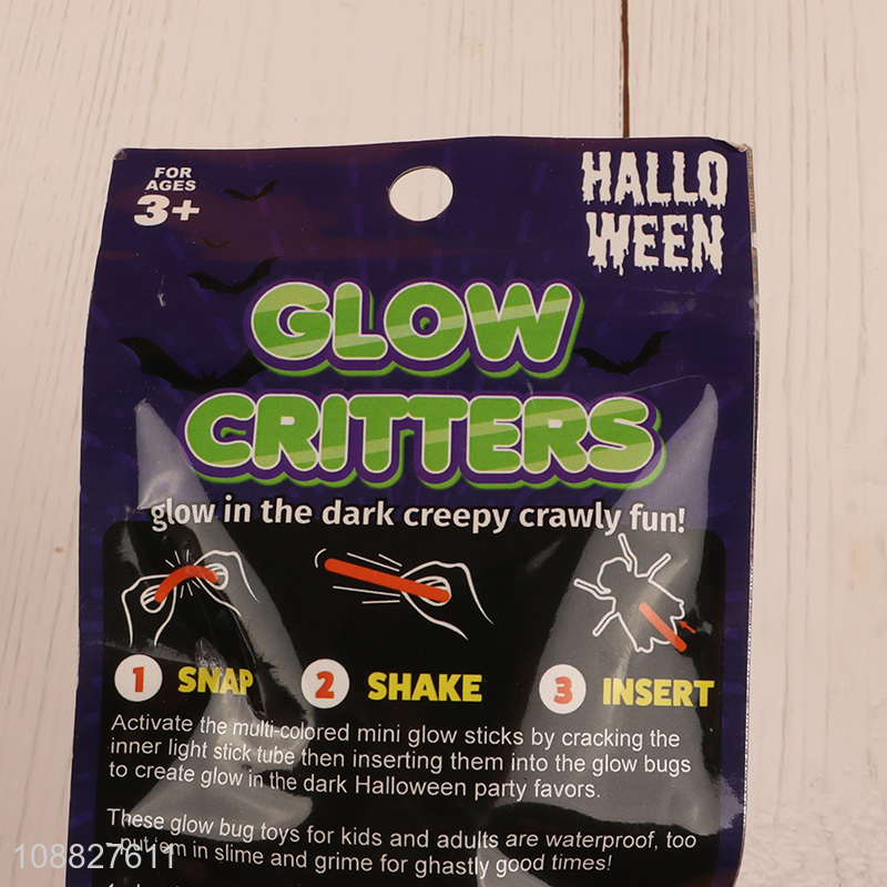 Wholesale glow critters Halloween trick or treat glow sticks party favors