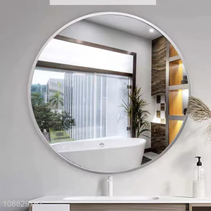 Hot selling round wall mounted high definition bathroom vanity mirrors
