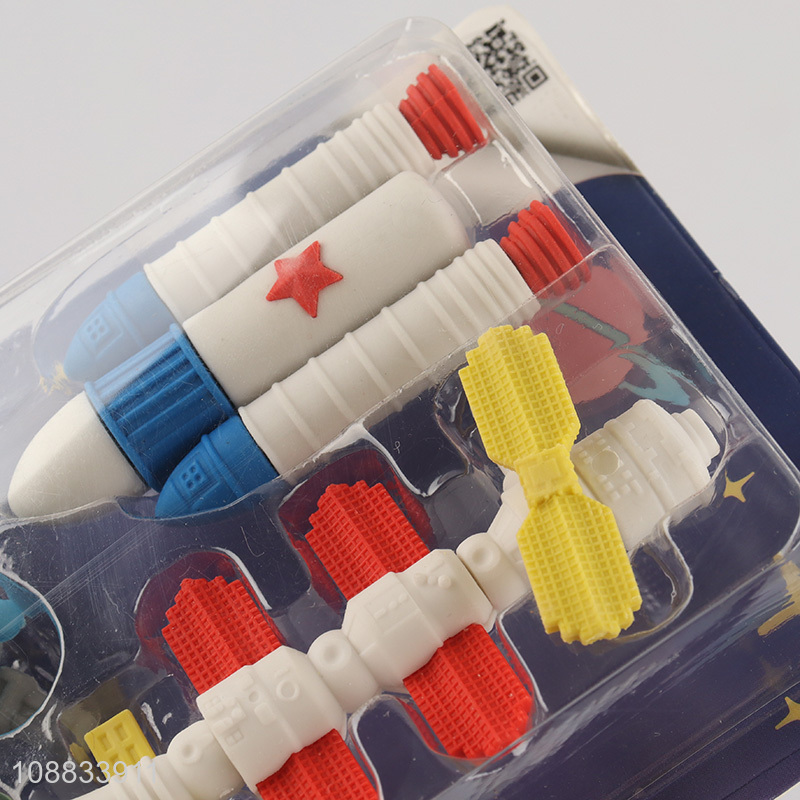 High quality students stationery eraser set for school