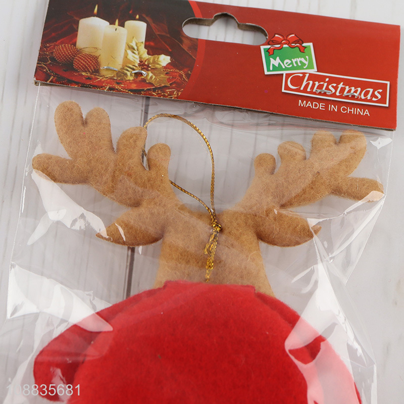 Hot products elk shaped christmas hanging ornaments for sale