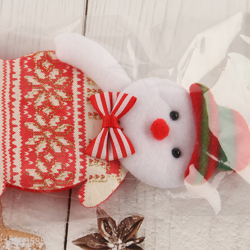 China products snowman shaped xmas tree christmas hanging ornaments