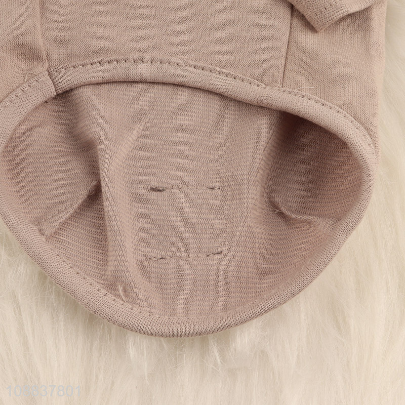 Wholesale solid color breathable cotton dog jacket pet clothes