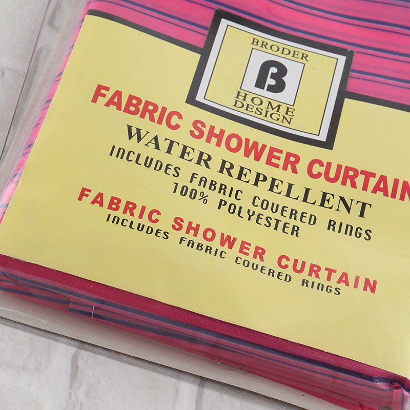 Best price waterproof fabric shower curtain for bathroom accessories