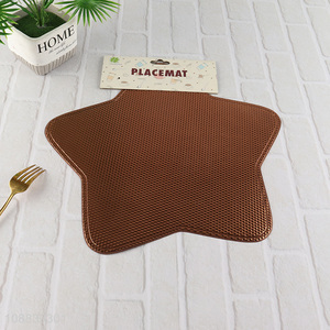 Best selling star shape non-slip place mat dinner mat