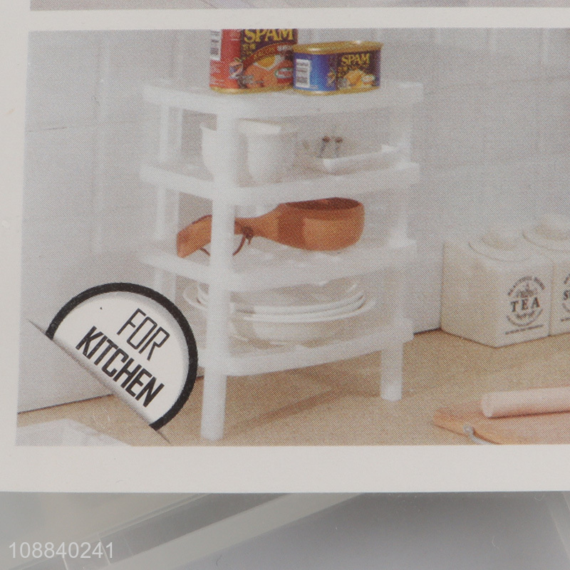 Low price transparent folding home storage rack for sale