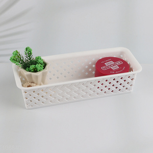 Good quality home office pp hollow storage basket for sale