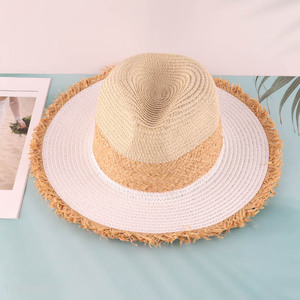 New arrival summer beach <em>straw</em> hat sunhat for women
