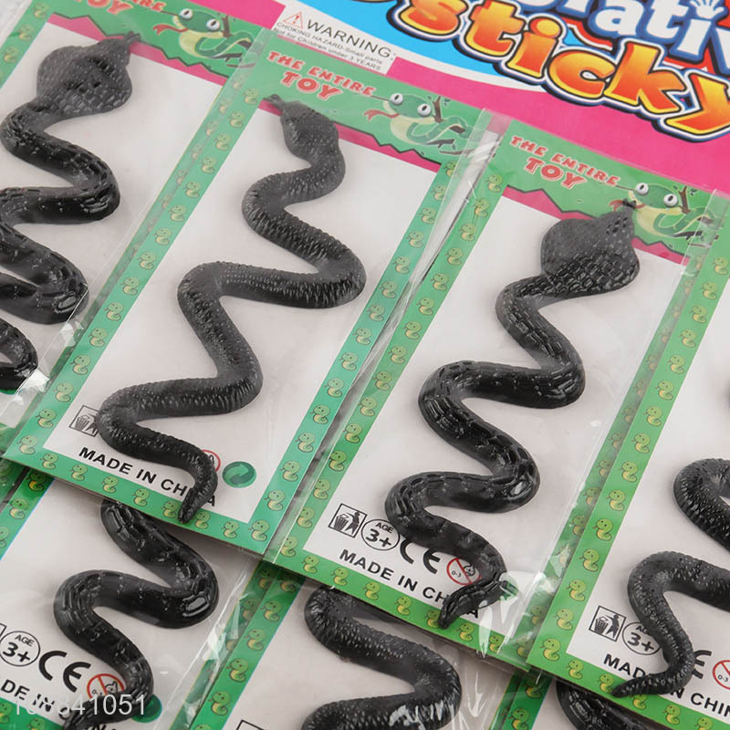 New Arrival 12 Pieces Strechy Sticky Toy Sticky Snakes