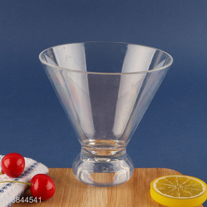 Good Quality Acrylic Ice Cream Bowl Clear Dessert Cup