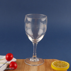 Good Quality Stemmed Acrylic Wine Glasses Plastic Goblets