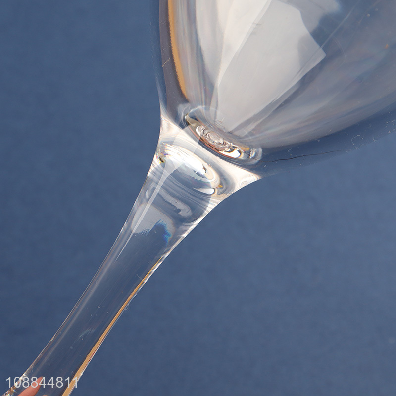 Hot Selling Acrylic Goblets Stemmed Plastic Wine Glasses