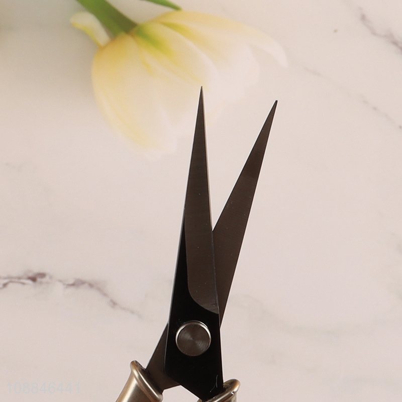 Most popular orchid scissors cross embroidery thread head scissors