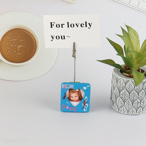 Hot sale desktop photo frame name card holder for office