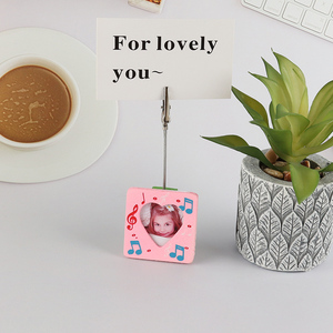 Latest design desktop office name card holder with <em>photo</em> <em>frame</em>