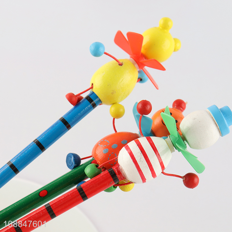 China Imports Wood-Cased Pencil with Cartoon Pencil Topper