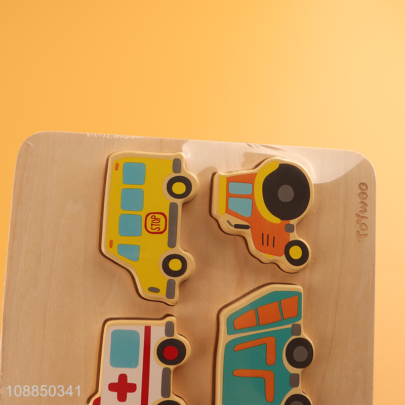 Online wholesale wooden children educational traffic matching toys