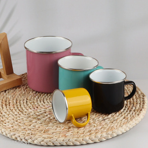 Popular products multicolor enamel water cup coffee cup